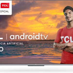 SmartTVLED-65-TCLP-715-4K-Android-UHD-HDR-com Wi-Fi-BordaUltrafinaeGoogle Assistant